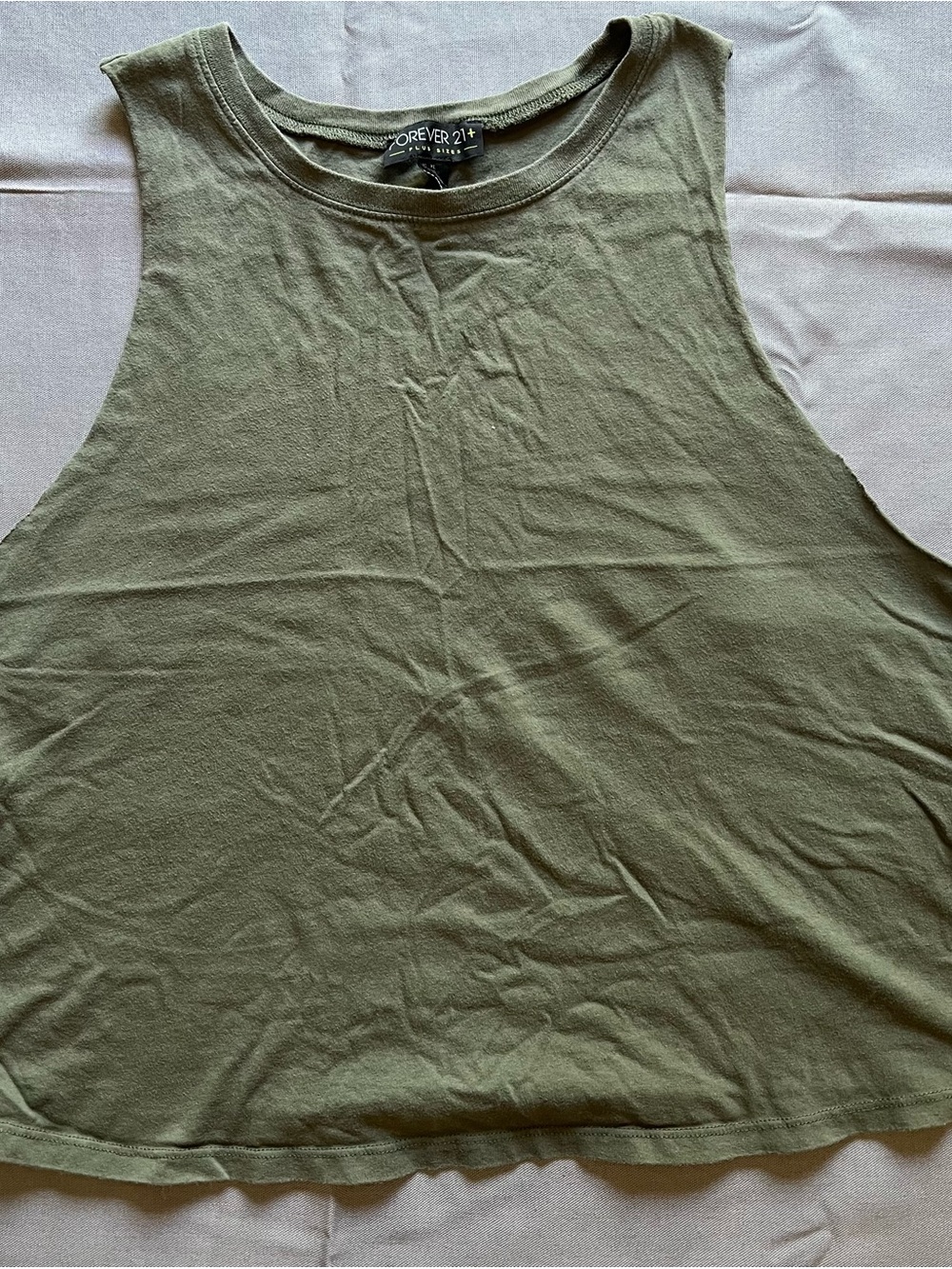 Forever 21 Olive Tank Top for Men